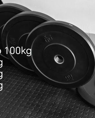 dischi bumper microcarichi powerlifting palestra