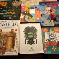 6 libri per bambini vario genere 