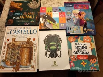 6 libri per bambini vario genere 