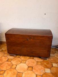 Baule in legno anni 50