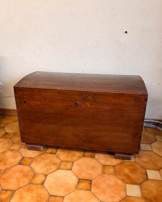 Baule in legno anni 50