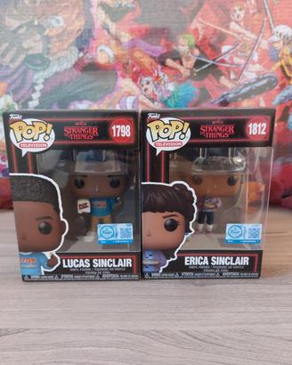 Lucas 1798, Erica 1812 - Funko Pop Stranger Things