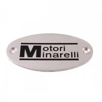 Targhetta carter motore per Minarelli P4 e P6