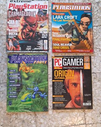 Lotto 5 Riviste Retrogaming Anni 90 - PS e PC