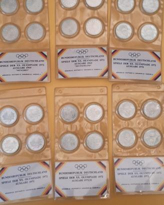 monete argento commemorative da 10 Marchi Tedeschi