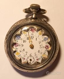 Antico orologio da tasca argento