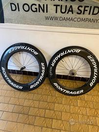 Bontrager aeolus 90mm ruote alto profilo