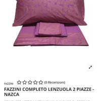 Completo letto matrimoniale fazzini