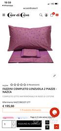 Completo letto matrimoniale fazzini