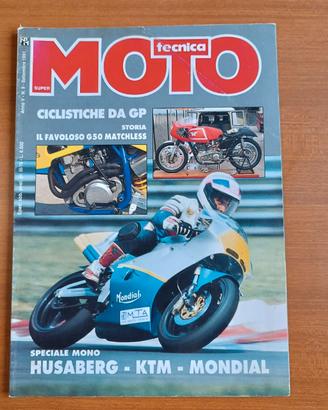 Super moto tecnica 1991 husaberg ktm mondial g50 m