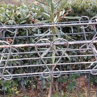 4 portafiori in ferro battuto 