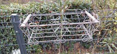 4 portafiori in ferro battuto 