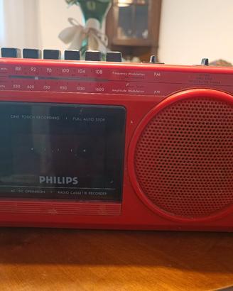 Radio cassette vintage Philips 