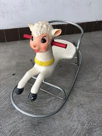 Pecora a dondolo vintage made in Italy