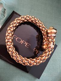 bracciale Fope oro giallo e bianco 