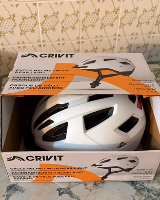 Casco bici con luce led