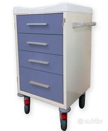 Carrello cassettiera ospedaliera uso sanitario