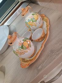 Set Olio e Aceto ceramica Vietri 