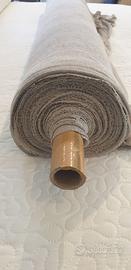 stoffa in maglia dritto rovescio misto cotone ecru