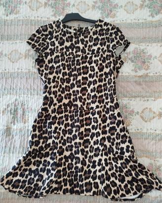 Vestito leopardato tg.42 