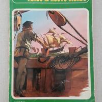 Libro con Cristoforo Colombo verso il nuovo mondo