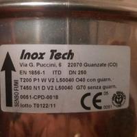 Tubo 50 cm canna fumaria | Acciaio inox 250mm dia