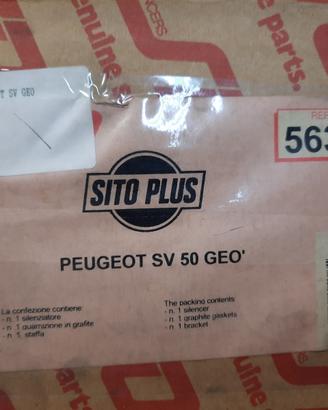 MARMITTA SITO PLUS 0563 per PEUGEOT SV GEO 50