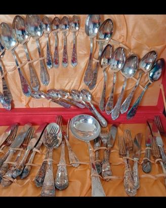 posate laccate argento 800
