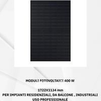 KIt 6pz Pannelli Fotovoltaico 410W monocristallino