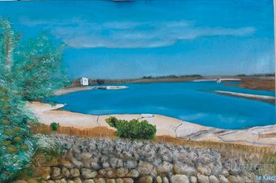 invaso Pappadai 2 -olio su tela - 40x60 cm. 