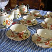 SERVIZIO DA TE  , ceramica "MARCANTONI" 