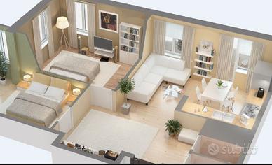 AMPIO 3Locali 80MQ con POSTO AUTO incluso