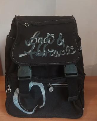 Zaino Baci & Abbracci nero e argentato