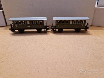 Marklin H0 Coppia Di Carrozze Passeggeri Vintage 4