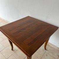 Tavolo quadrato allungabile legno