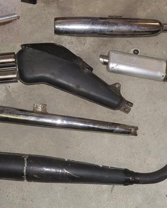 marmitte varie moto vintage