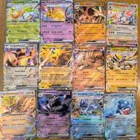 Set 12 carte Pokemon EX miste italiane-giapponesi