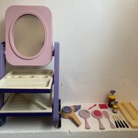 Set pettinatrice anni 80 gioco vintage bambina