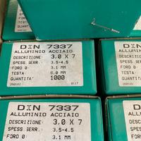 RIVETTI a strappo 3x7 mm acciaio/alluminio