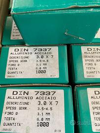 RIVETTI a strappo 3x7 mm acciaio/alluminio