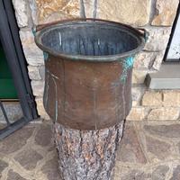 Pentolone in rame antico