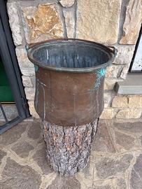 Pentolone in rame antico