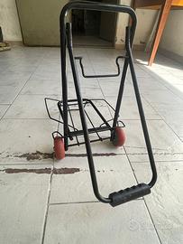 Carrellino pieghevole porta cassetta e/o sdraio