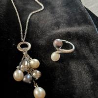 Parure Morellato in acciaio e perle