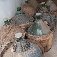 DAMIGIANE IN VETRO VINTAGE