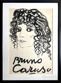 Bruno caruso opera unica volto femminile