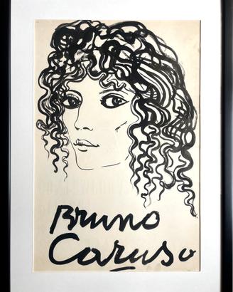 Bruno caruso opera unica volto femminile