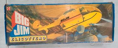 Elicottero di soccorso giallo Mattel Big Jim del 1