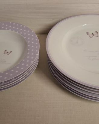 Set piatti porcellana Easy Life