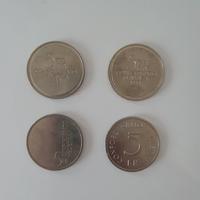 Set 4 monete da 5 franchi Svizzeri Murat